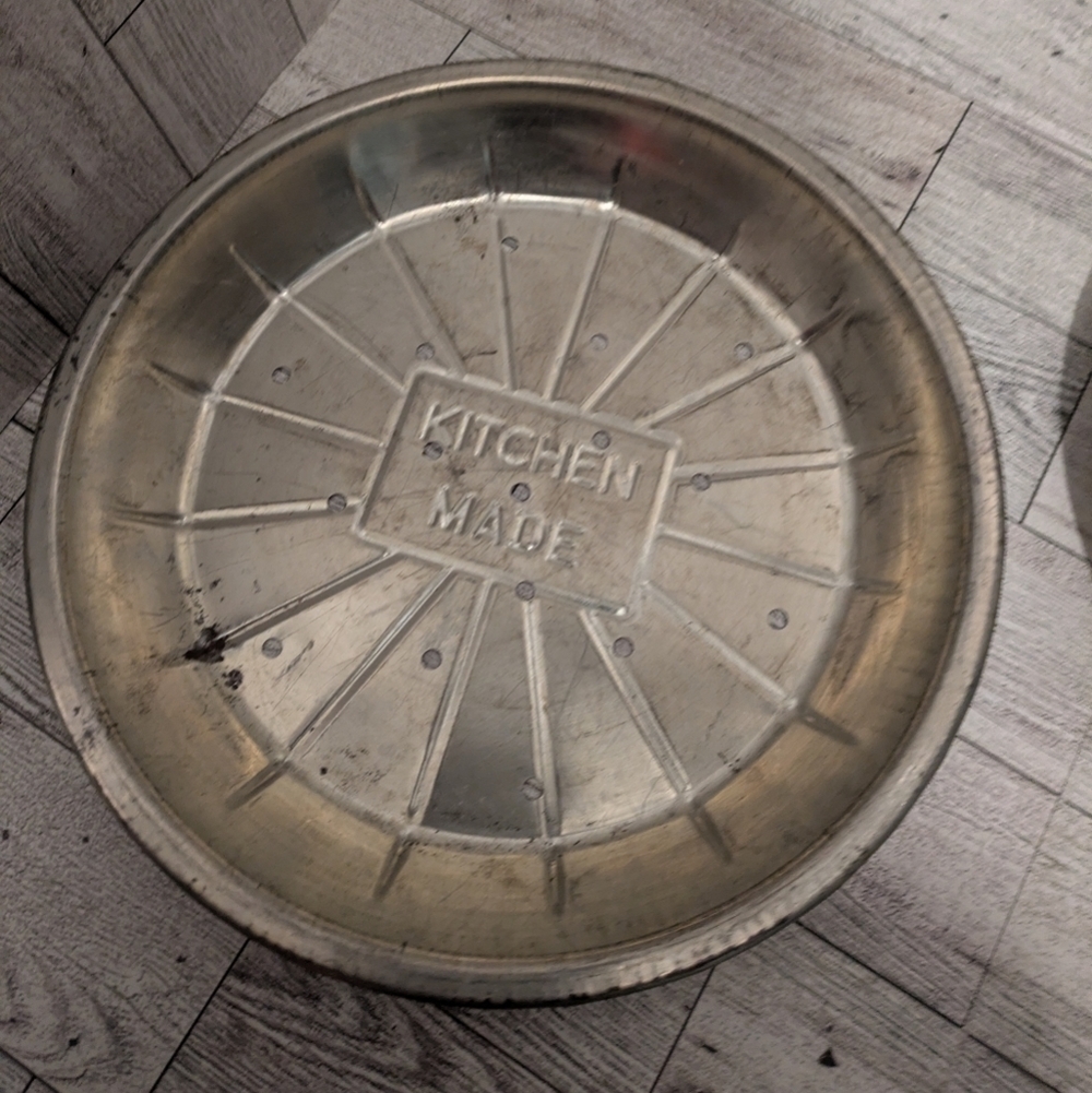 Silver Bakeware Pie Pan Kitchen Made